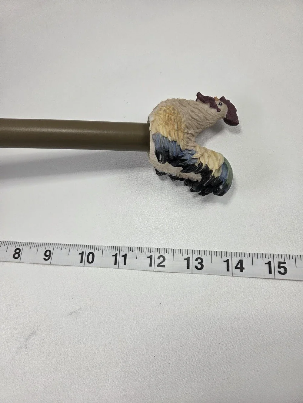 Vintage Jay Import Grumpy Rooster Rustic Paper Towel Holder Wood